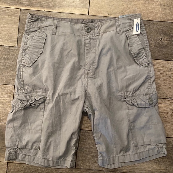 🖤NWT Old Navy Men’s Gray Cargo Shorts Size 34 - Picture 11 of 11